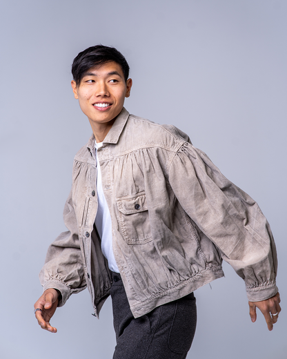 Kapital 14W Pleated Corduroy Gypsy Jacket - Deadstock