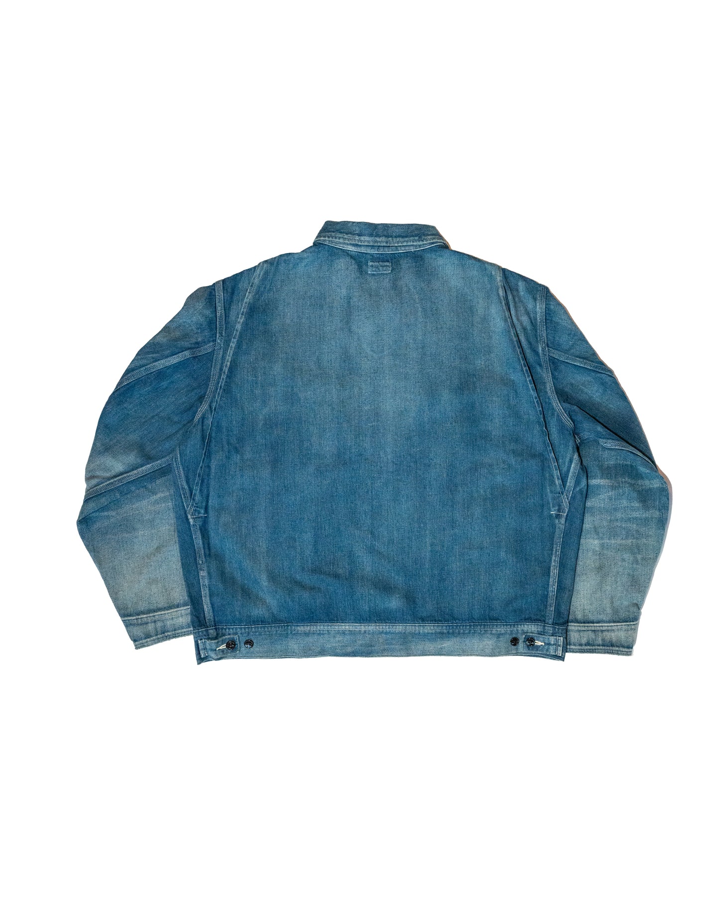 FILL THE BILL Mechanic Work Jacket (Blue)
