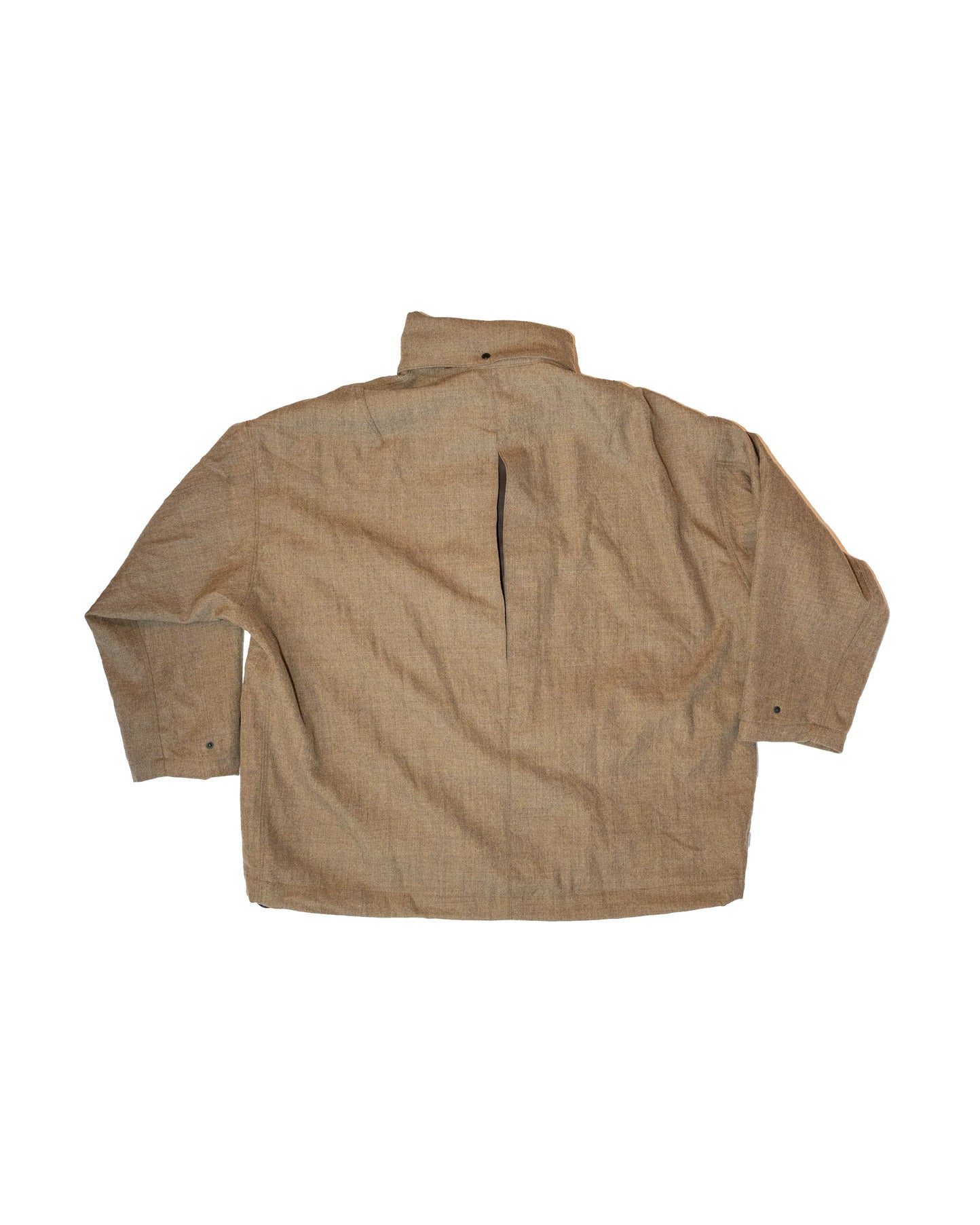 Brown jacket on a white background