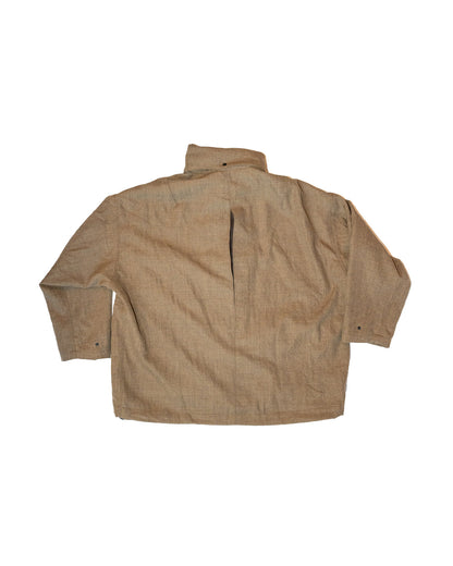 Brown jacket on a white background